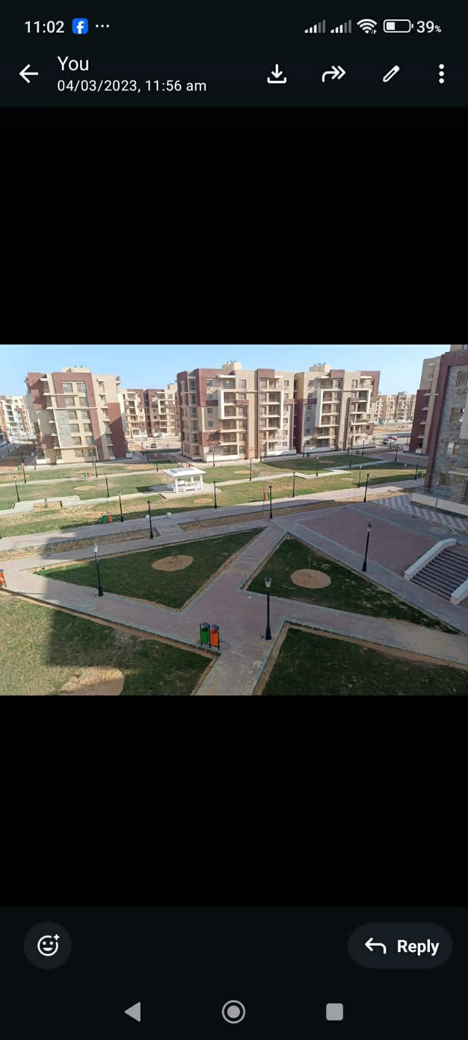 متاح شقه للايجار بدار مصر الاندلس   زون 2   دور تالت